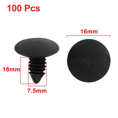 100 Pcs Plastic Rivets Retainers Door Clips for Toyota