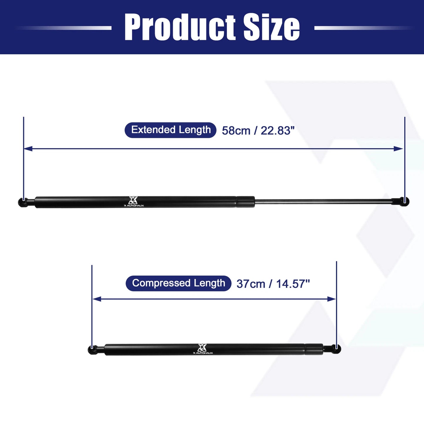 Rear Hatch Liftgate Gas Lift Supports for Nissan X-Trail (2007-2014)
