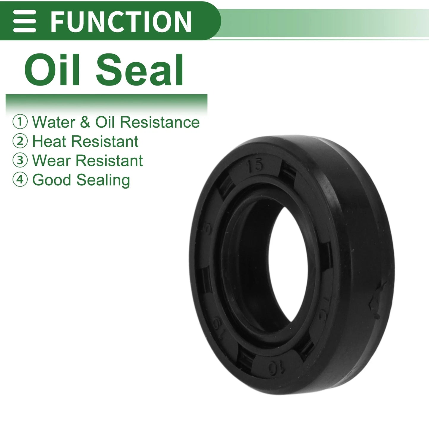 Oil Seal 10x19x5mm NBR Rubber High Pressure for Make Model