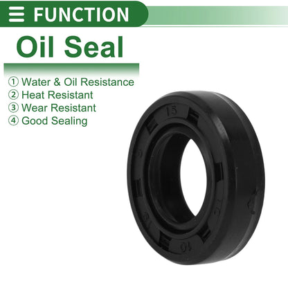 Oil Seal 10x19x5mm NBR Rubber High Pressure for Make Model