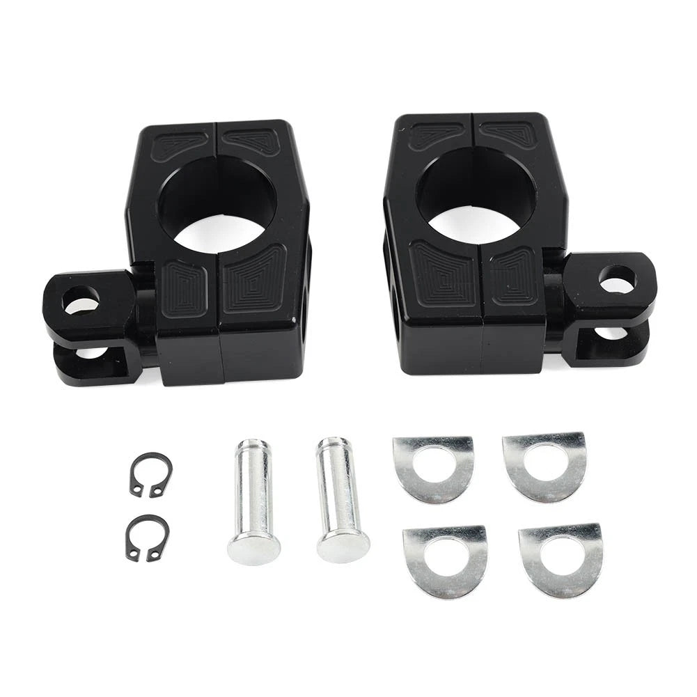 32MM Highway Crash Bar Mount Foot Peg Rest Clamp Bracket for Harley