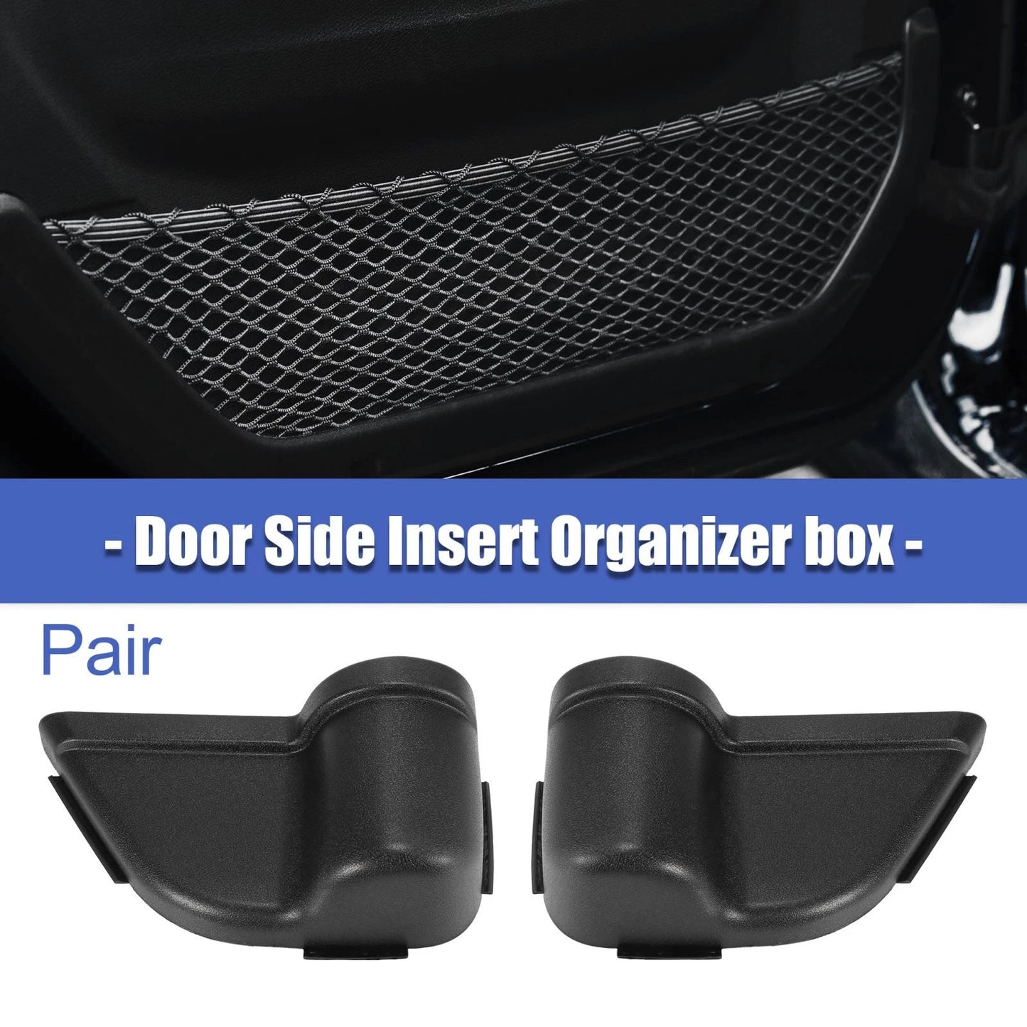Front Door Side Insert Organizer Box for Jeep Wrangler JK (2011-2017)