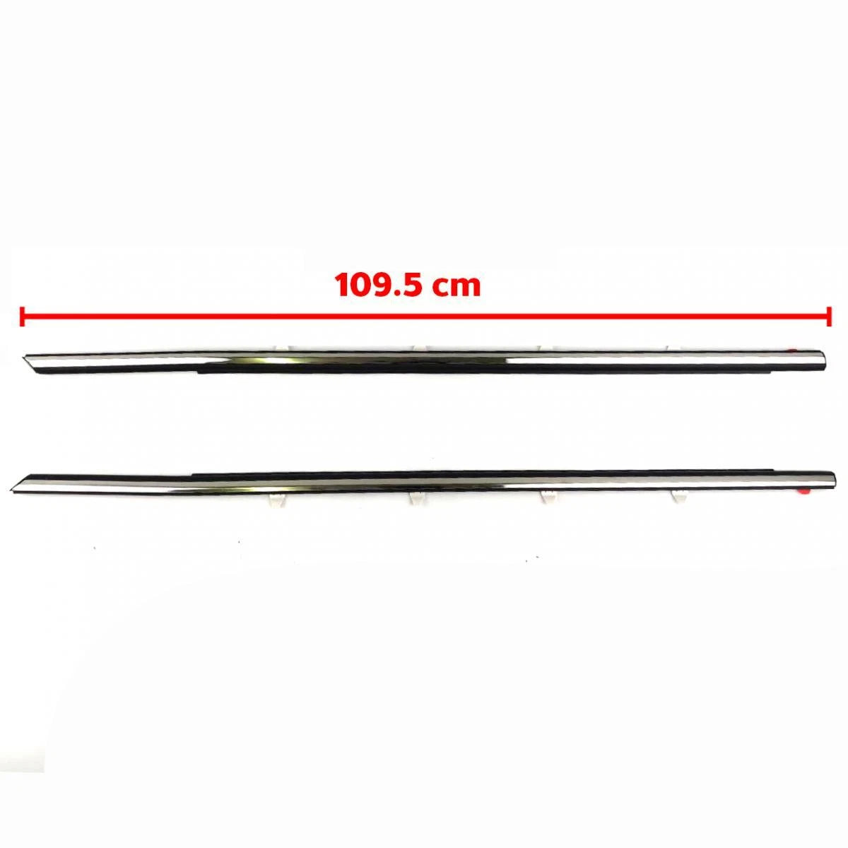 Weatherstrip Door Belt Chrome Front Pair Fits Honda Accord CD 4D SED 1994-97 D05