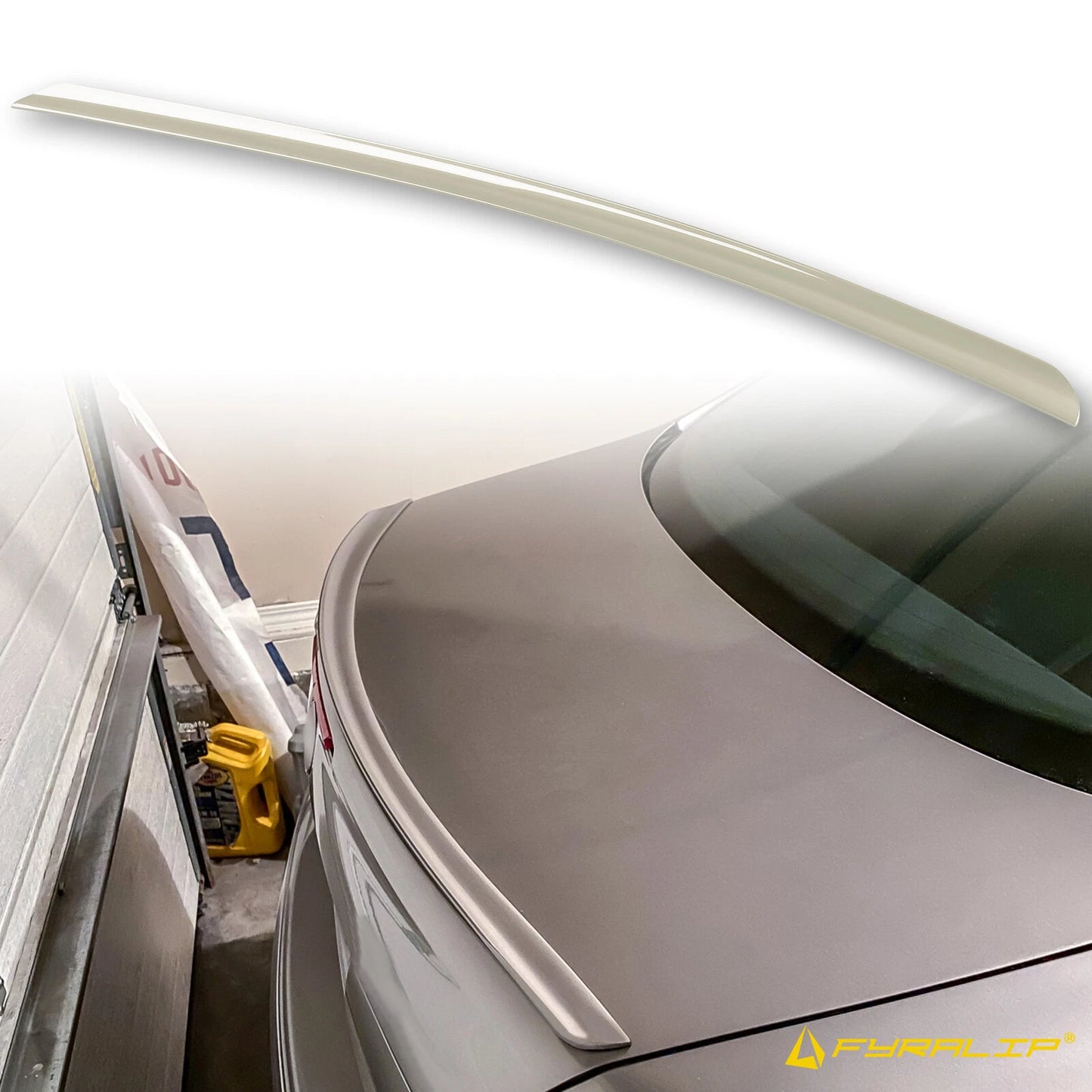 Silver Boot Lip Spoiler for Mercedes-Benz W209 Coupe (2003-2009)