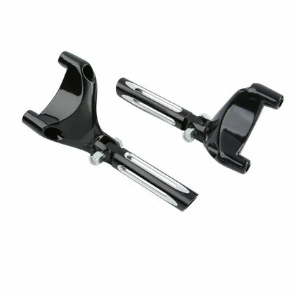 Rear Passenger Foot Pegs for Harley Sportster 883 1200 (2004-2013) Black