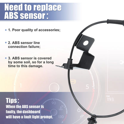 Front Left ABS Wheel Speed Sensor for Ford Fusion (2013-2020)