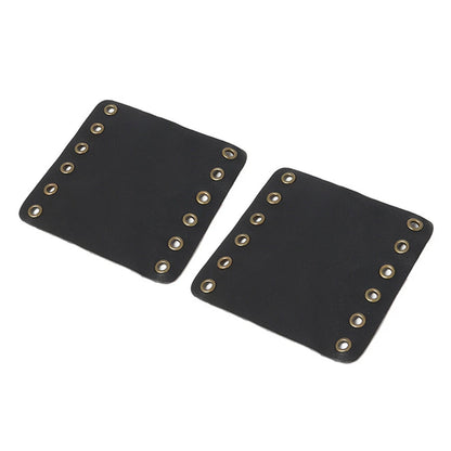 Leather Hand Grips Covers for Harley Cafe Racer (Fits Various Models)