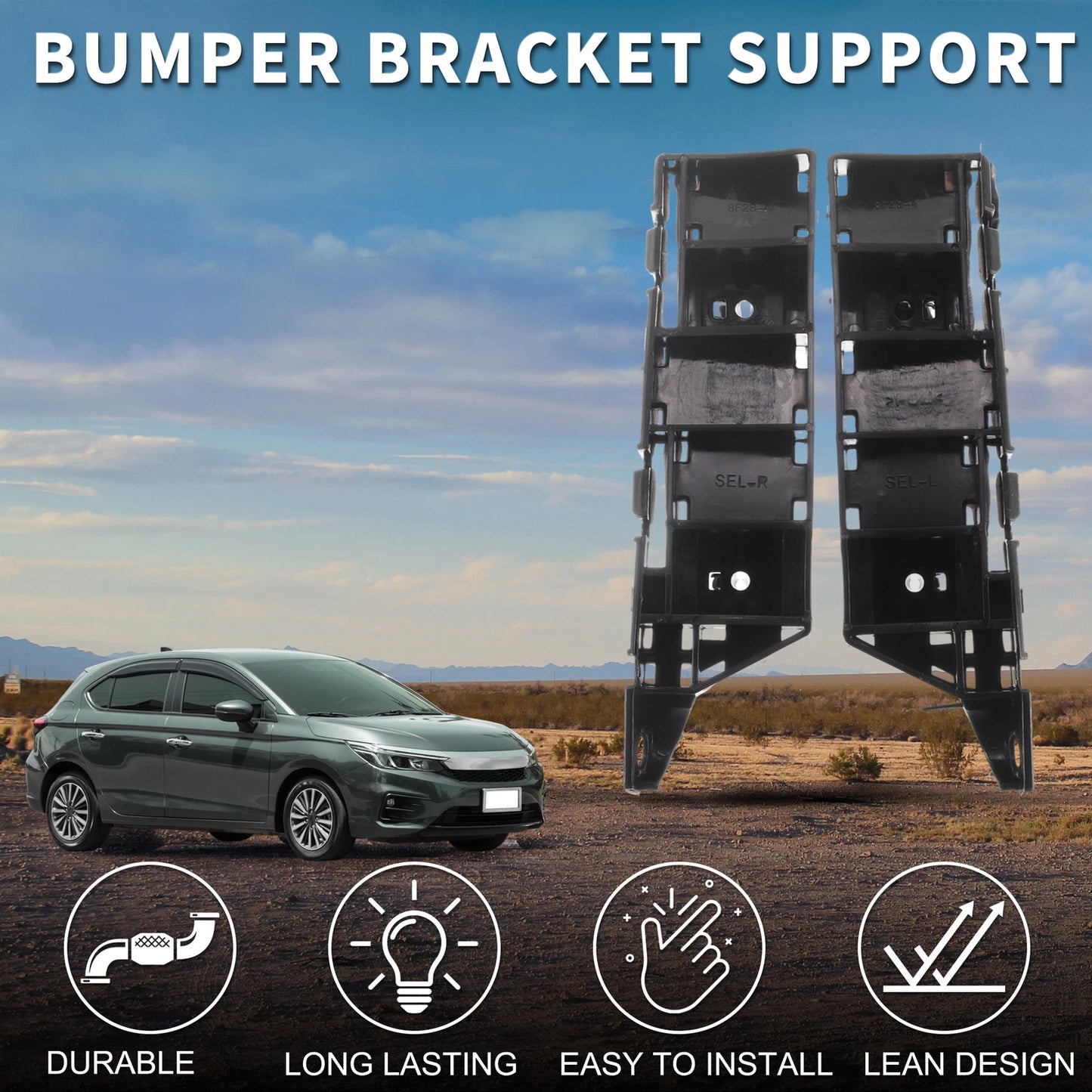 Front Bumper Retainer Bracket for Honda City Sedan (2003-2007)