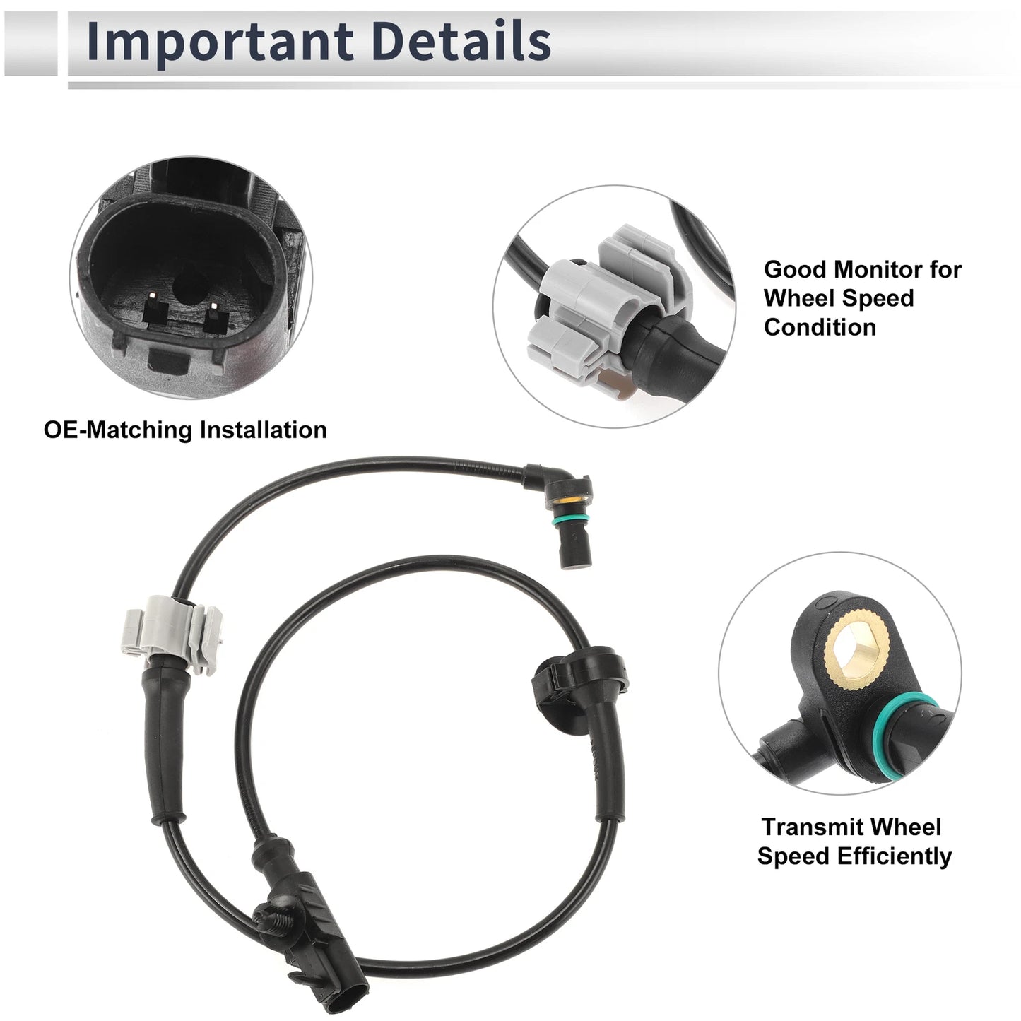 ABS Wheel Speed Sensor for Chevrolet Avalanche (2007 - 2013)