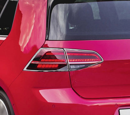 Chrome Tail Light Trim Bezel Cover for Volkswagen Golf Mk7 (2012-2020)