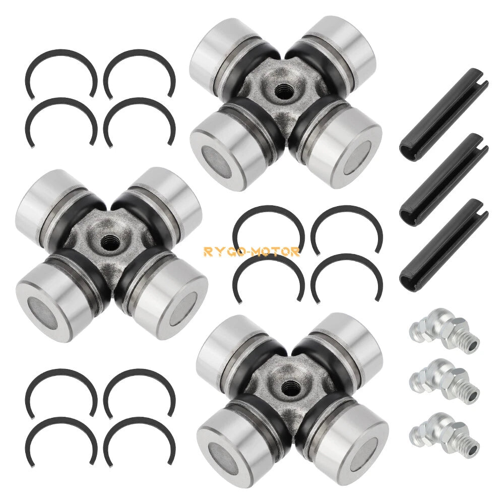 Front & Rear Prop Shaft U-Joints / 3 x / for Polaris Ranger Crew 1000/900/800/570/500