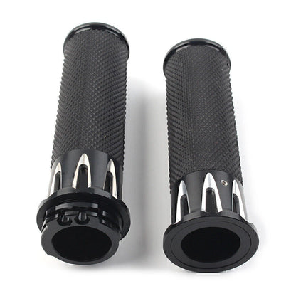 Black Handle Bar Hand Grips for Harley Sportster XL883 XL1200 (2004-2023)