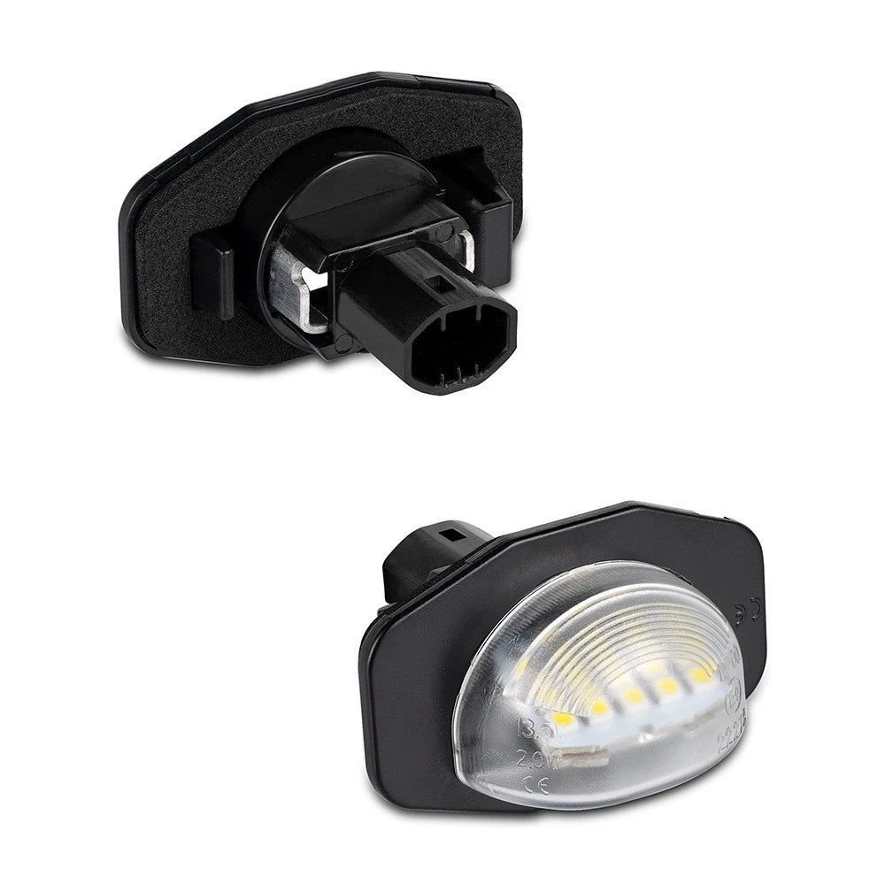 2x 6000K 18-SMD LED White License Plate Light for Toyota Corolla (2009–2013)