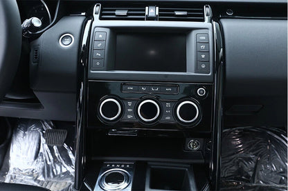 Black Center AC Volume Button Panel Cover Trim For Range Rover Discovery 5