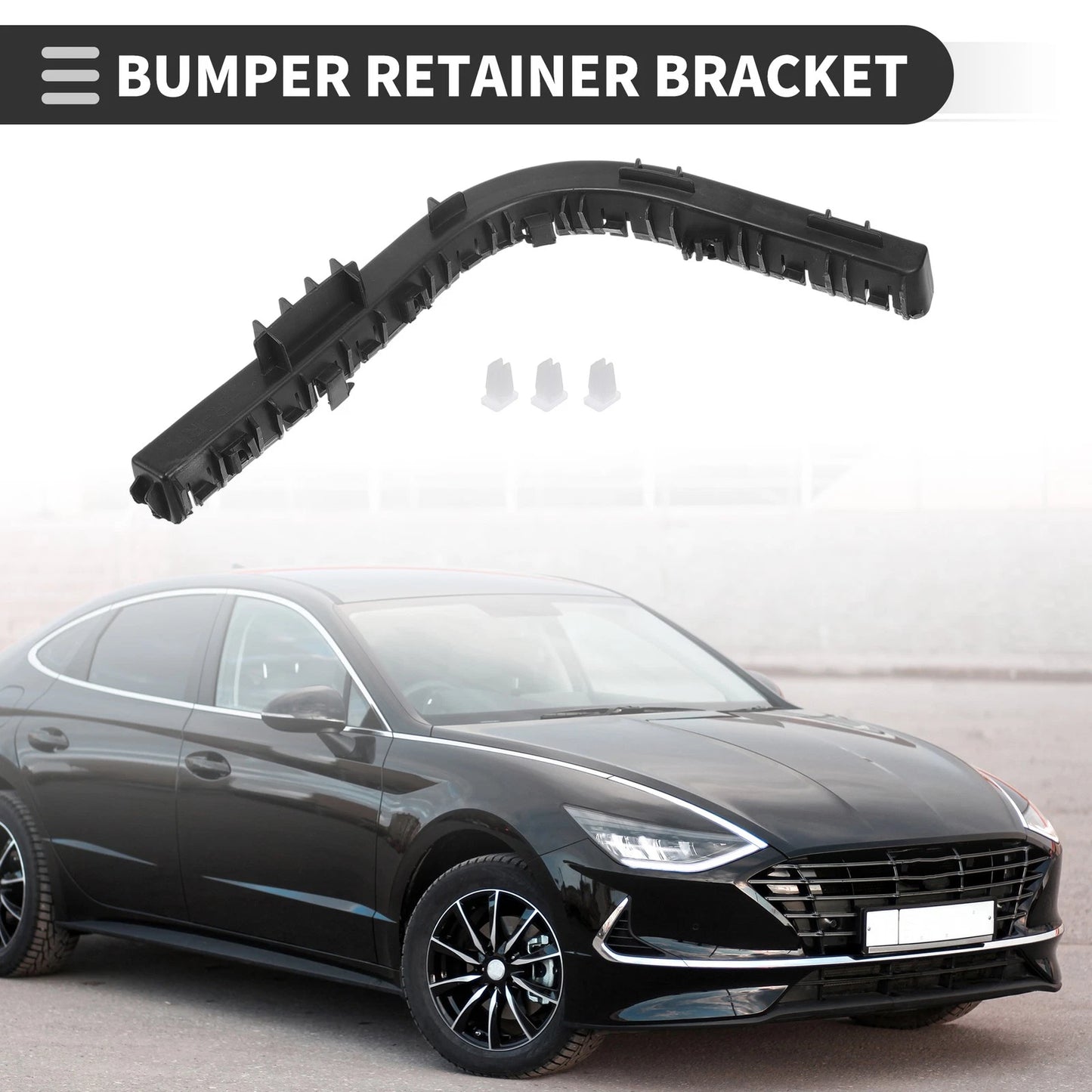 Right Rear Bumper Retainer Bracket for Kia Forte (2010-2013)