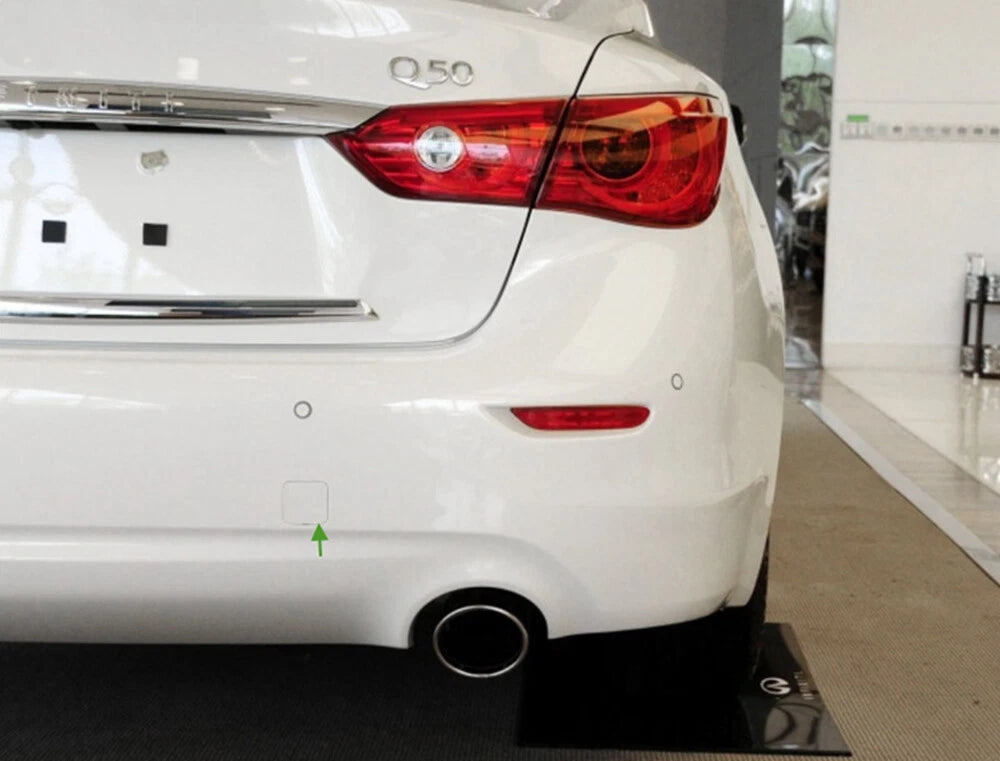 Rear Lower Bumper Tow Hook Eye Cover for Infiniti Q50 (2014-2017)