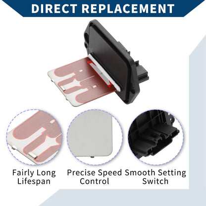 Blower Motor Resistor for Mazda 2 (2011-2014) Black 1 Pcs