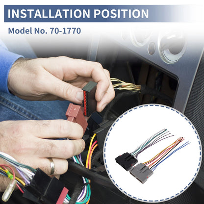 Car Stereo CD Player Wiring Harness Set for Ford Aerostar (1985-1997)