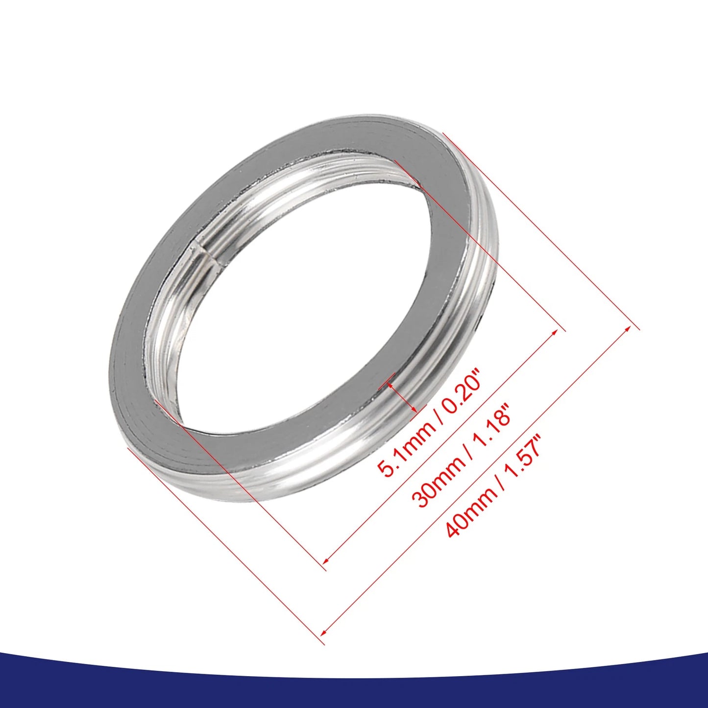 30mm-40mm Motorcycle Exhaust Muffler Pipe Gasket for Honda CG125