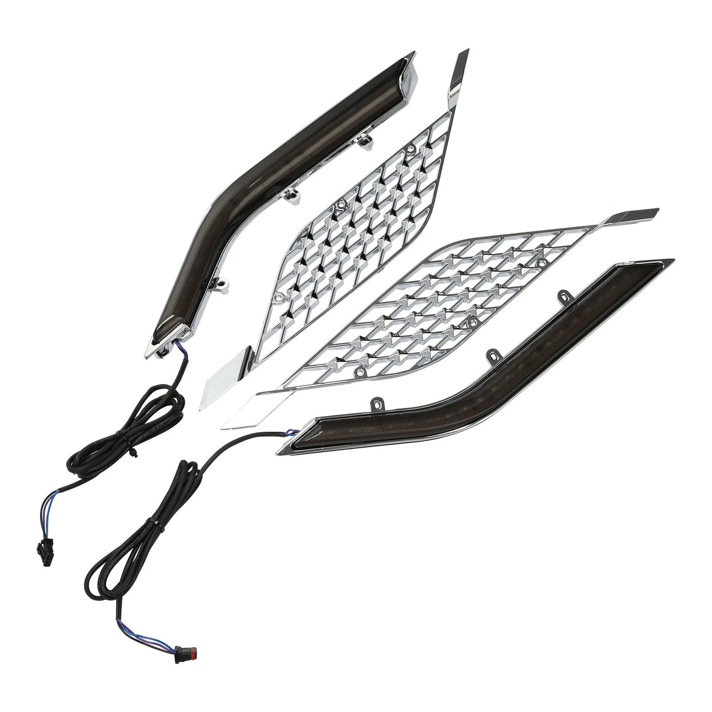 LED Radiator Grill Panel Lights for Honda Goldwing GL1800 Tour