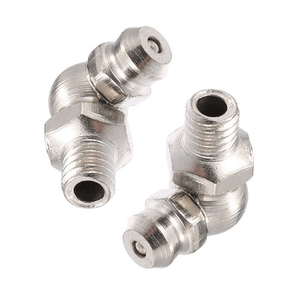 45pcs M6 x 1 90° Nickel Plated Nipple Fitting for Motorcycle