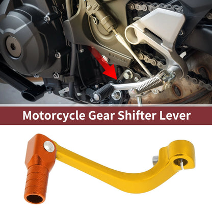Gold Tone & Orange Motorcycle Gear Shifter Lever for Honda CRF110F