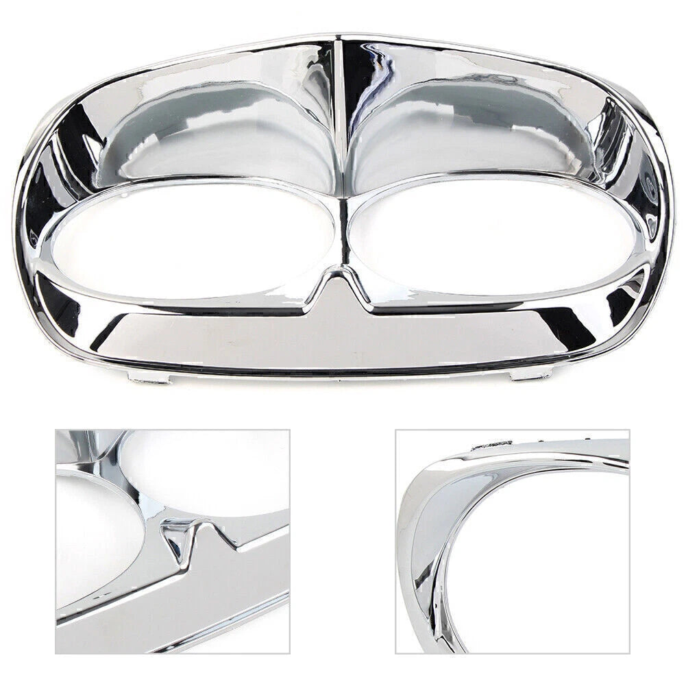 Chrome ABS Headlight Bezel for Harley Road Glide FLT (1998-2013)
