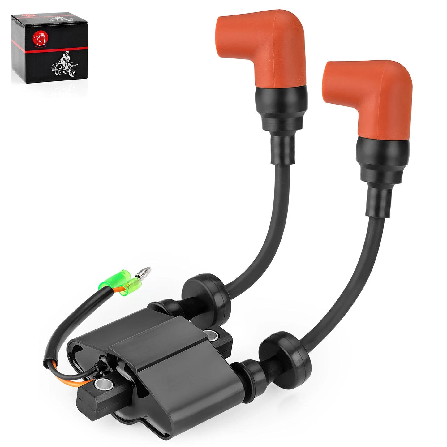 Ignition Coil w/ Cap for Yamaha Outboard F6/F8/F9.9/T8/T9.9/C25 4-Stroke