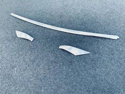 Chrome Front Lower Bumper Grille Cover Trim for Toyota Harrier Venza (2020-2024)