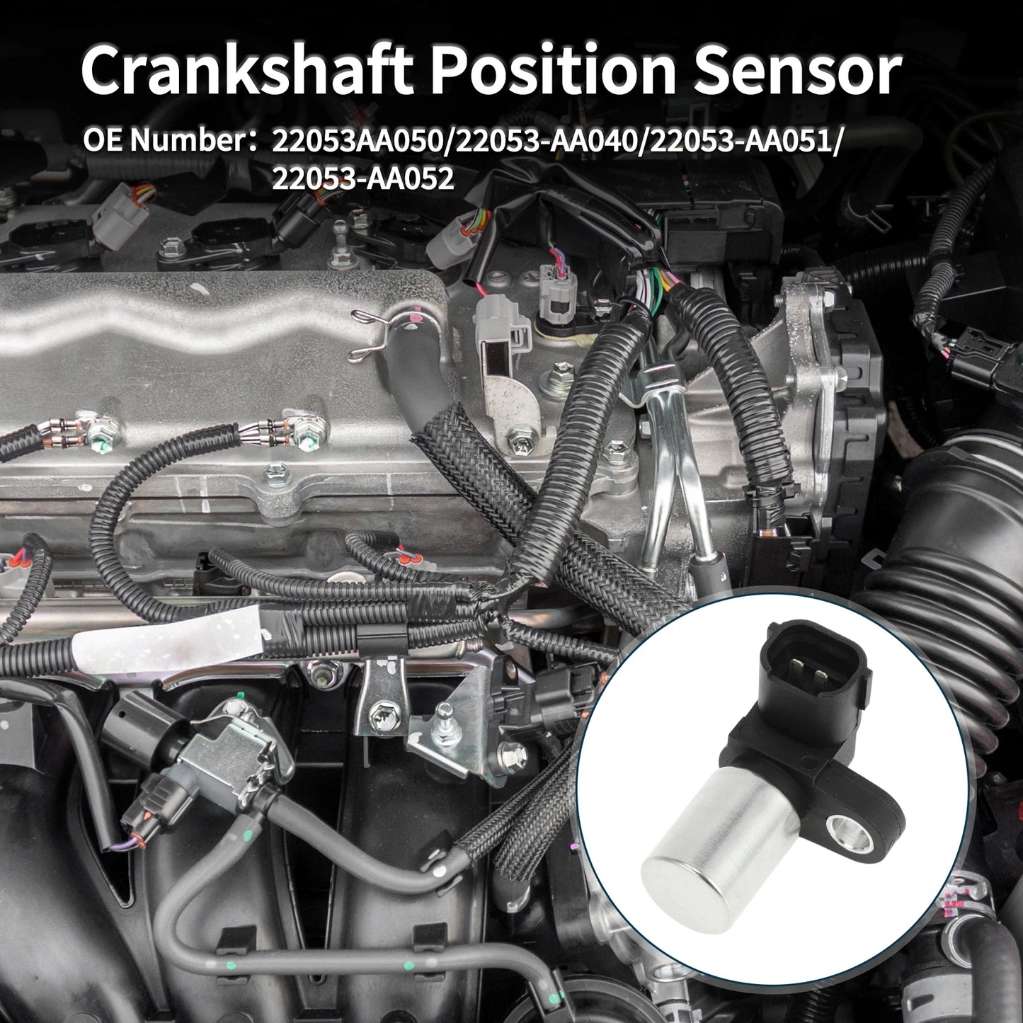 Crankshaft Position Sensor for Subaru Legacy 2.5 (1996-2014) 1 Pc
