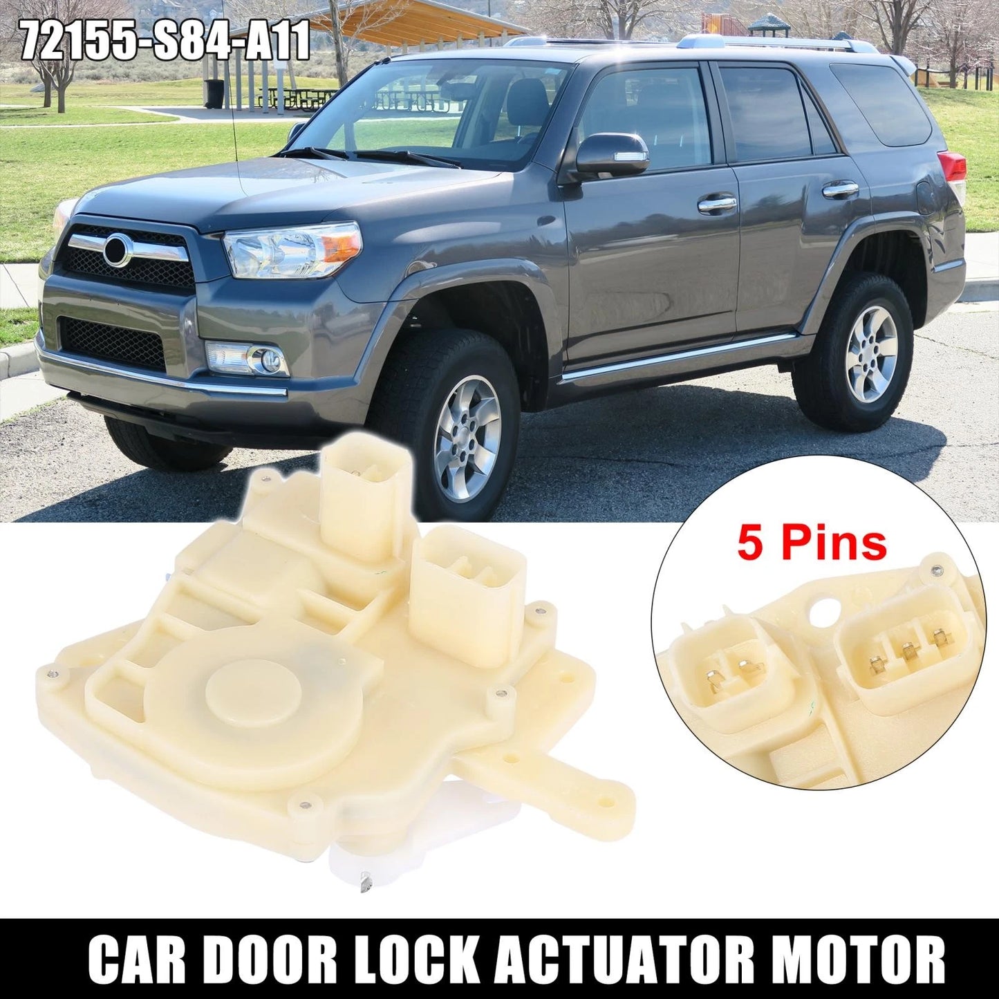 Power Door Lock Actuator Motor Front Left for Honda Acura
