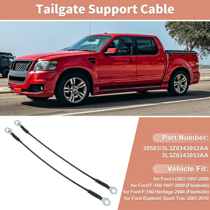 Tailgate Support Cables for Ford Explorer Sport Trac & F-150 (2001-2005)
