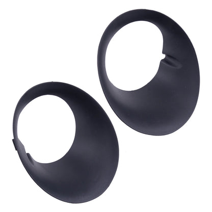 Front Bumper Fog Light Bezel Covers  for Dodge Ram 1500 2500 3500 (2002-2023)