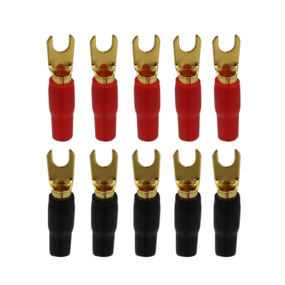 5 x Car Speaker Wire Connectors 8GA Terminal Spade Adapter Copper