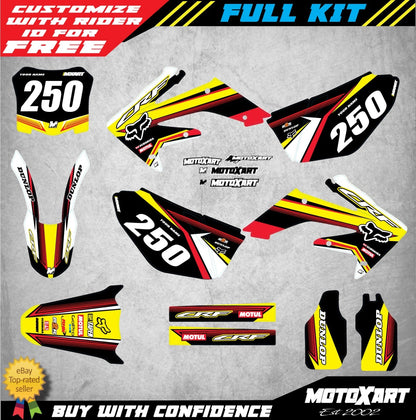Custom Graphics Full Kit for Suzuki RMZ 250 (2008-2009) SPEEDER STYLE Decals