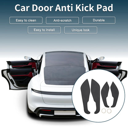 Car Door Anti Kick Pad Sticker Protector for Volvo S60 (2000-2020) Black