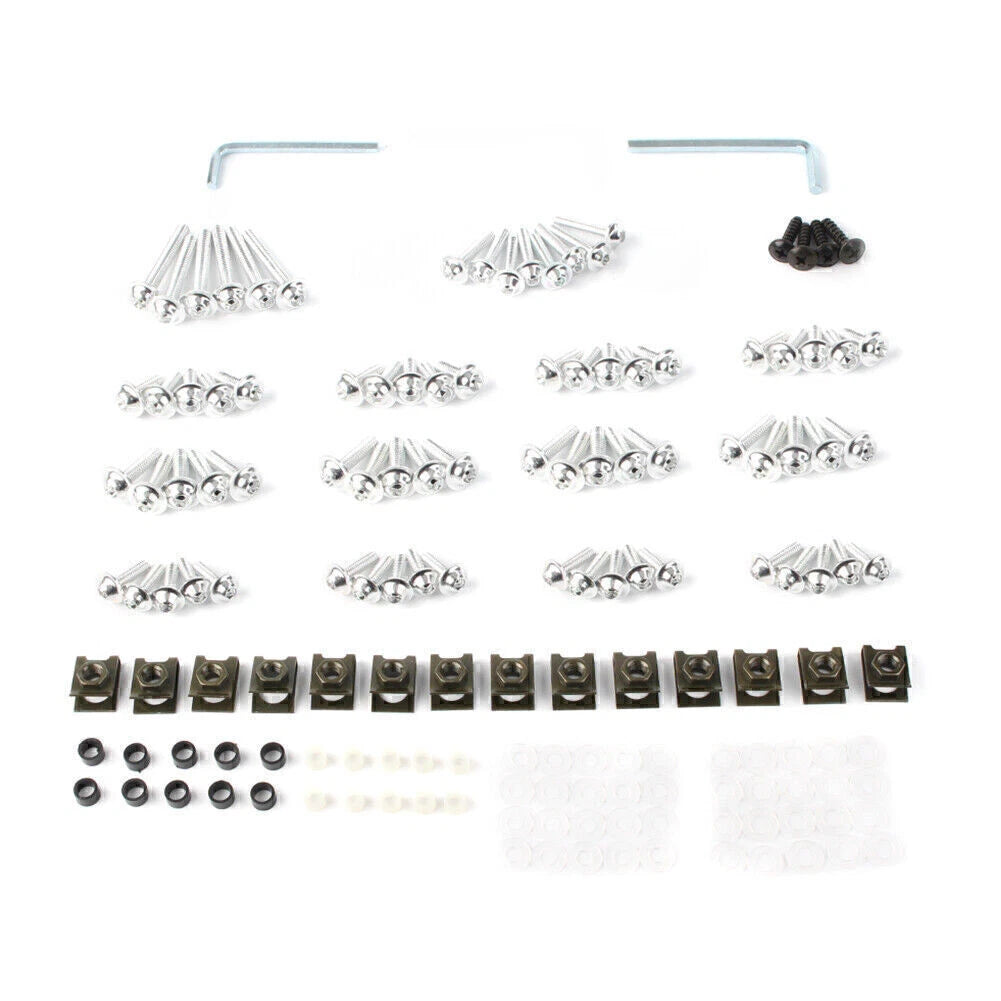 Fairing Bolt Kit for Kawasaki Ninja ZX6R, ZX7R, ZX9R, ZX14 (2000-2023)