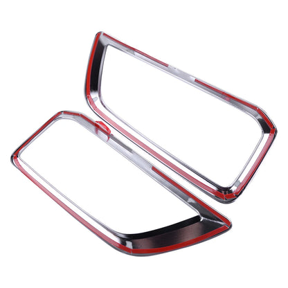 Front Fog Light Covers Trim Chrome for Hyundai Kona (2017-2019)