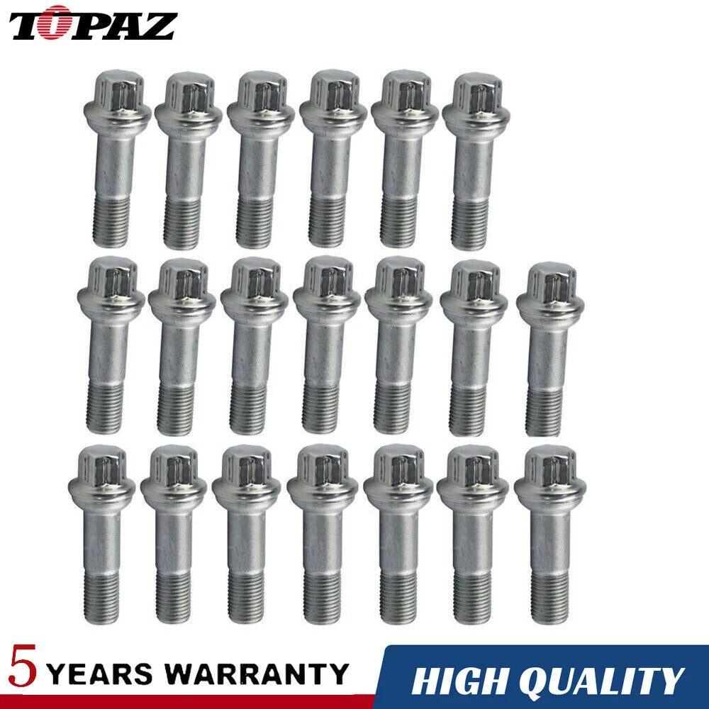 20 x Stainless Steel Wheel Lug Bolts for Mercedes W221 W166 W251 X166