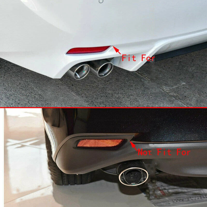 Carbon Fiber Rear Fog Light Cover Trim for Toyota Camry SE XSE (2018-2019)