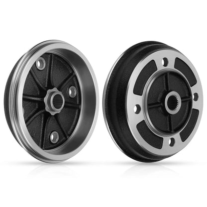 2 x Front Wheel Brake Drums Hub for Kawasaki KAF540 KAF620B Mule (2020–2030)