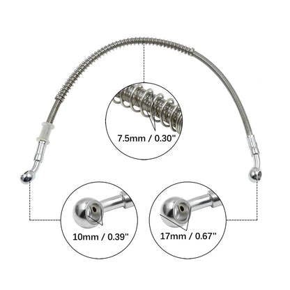 Universal 50cm Stainless Steel Clutch Hydraulic Oil Hose Line for Motorcycle