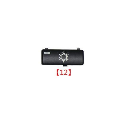 A/C Switch Panel Button Cover Black for BMW X5 E53, 5 Series E39 (2000-2006)