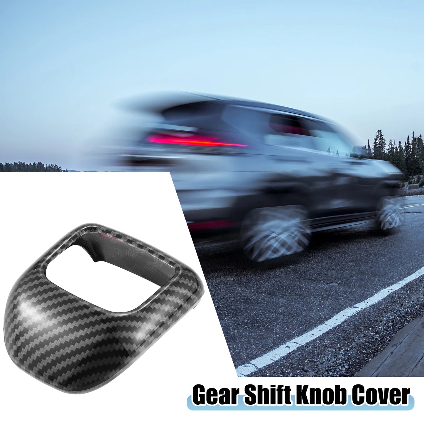 Gear Shift Lever Cover for Nissan Rogue 2022-2023 Black