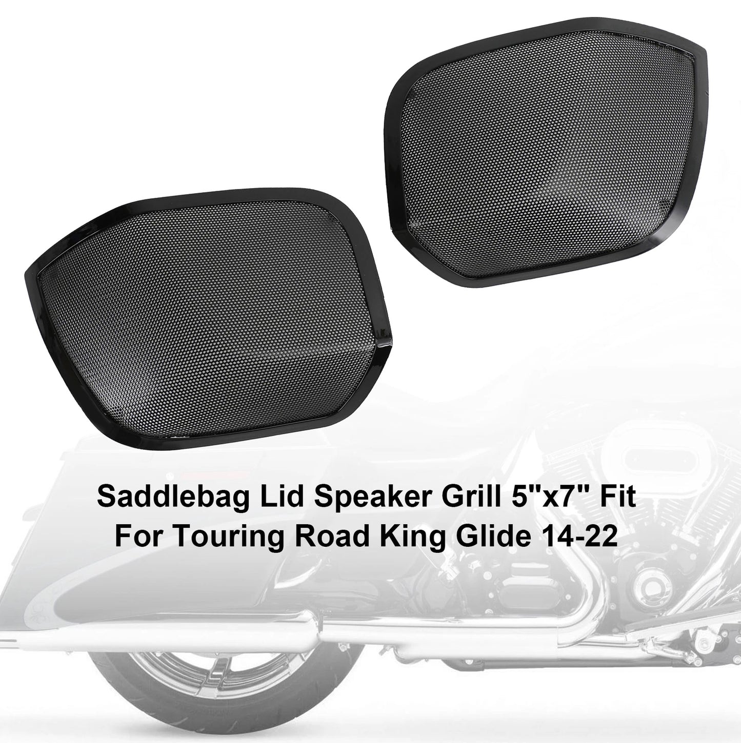 Saddlebags Speaker Grill for Harley Touring Road King Glide (2014-2022)