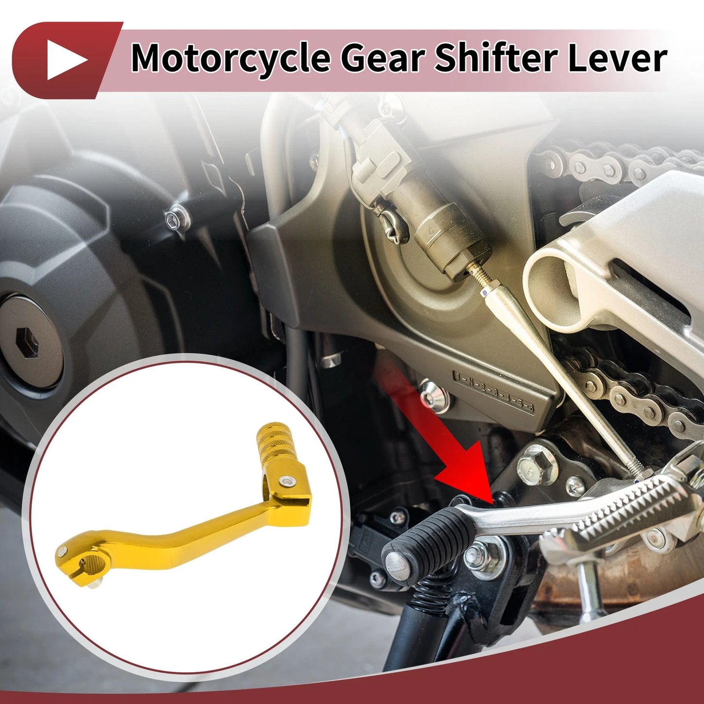 Shifter Lever Folding Gear for Honda CRF70