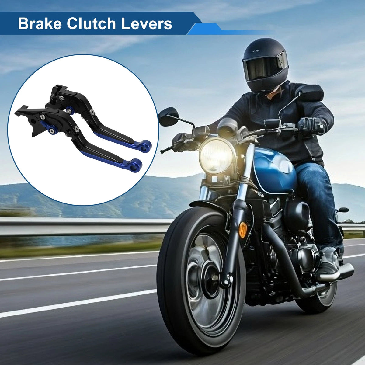 Brake Clutch Lever / Adjustable Short Long for Kawasaki Vulcan S (2015–2023)