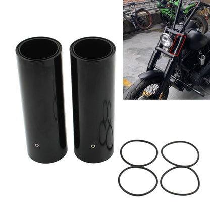 Front Upper Fork Guard Cover for Harley Davidson Dyna (2006-2017) Black