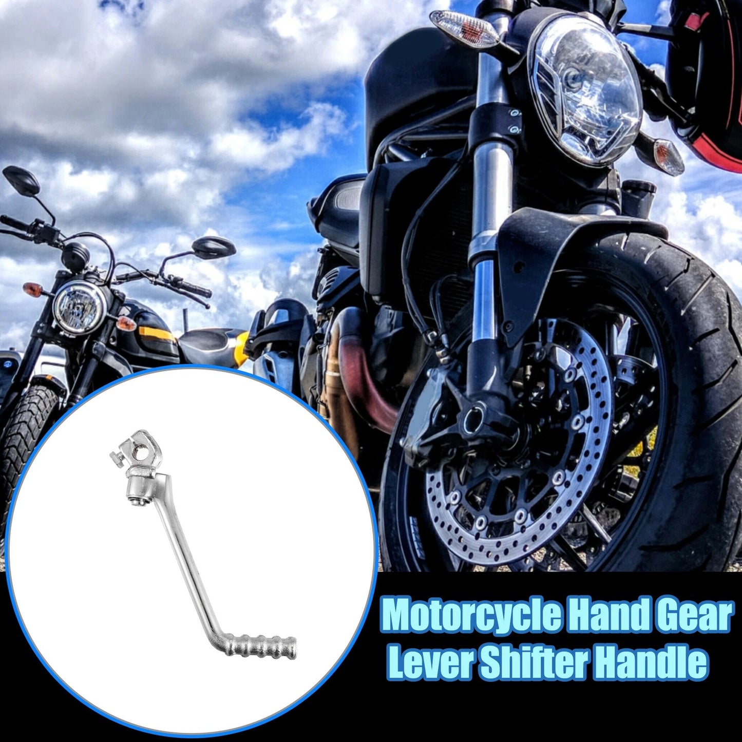 Kick Start Lever 13mm for YX150 YX160 Silver Tone