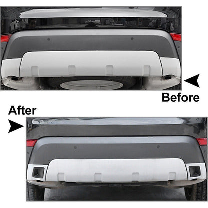 Black Tail Exhaust Covers for Land Rover Discovery (2017-2021)